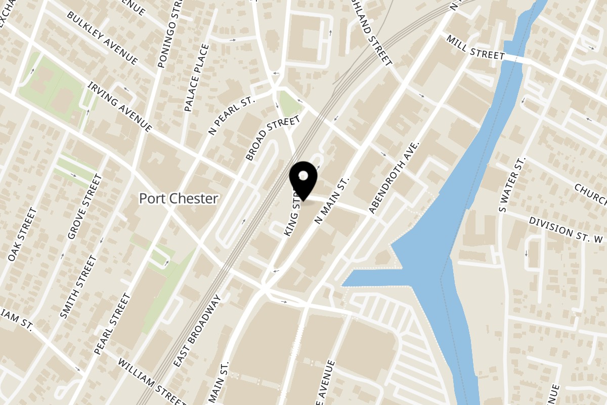 Map showing the location of Salsa Picante Mex on 110 Adee St in Port Chester